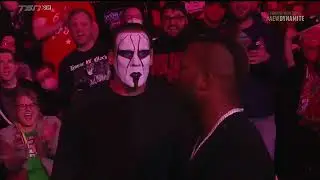 COFFIN MATCH: Icon Sting hides in the crowd in Pittsburg.