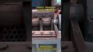Plastic shredder machine design #plastic #crusher #plasticcrushers #shredder #shreddermachine