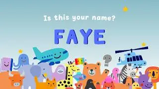FAYE ! Is This Your Name? 🎉