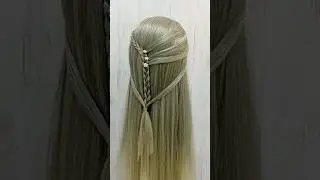 Прическа с косами для девочек #braidedhairstyle #girlshairstyles