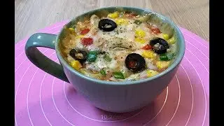 2 Minutes Pizza Recipe - No yeast Mug Pizza Recipe