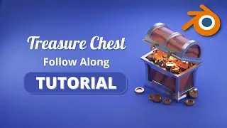 Blender Lowpoly Treasure Chest Tutorial - Follow Along
