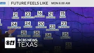 Temperatures in North Texas drop below freezing on Sunday night