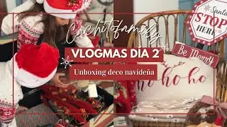 UNBOXING DECO NAVIDEÑA 🎁 Viejos Recuerdos y Elfo Travieso | Vlogmas 2024 Día 2