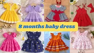 8 months baby girls dress for Eid 👗💕
