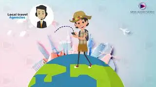 ✅ Online Travel Agency Business Promotional Video Animation | Travel Promotions 2D Explainer Video