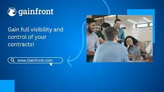 Gainfront Contract Lifecycle Management (CLM) Solution