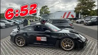 Nurburgring 6.52 BTG Porche GT3 RS 992
