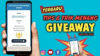 CARA MENANG GIVEAWAY TERBARU | TERBUKTI TRIK RANDOM PICKER