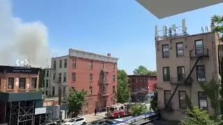Massive fire destroys Brooklyn building, leaving some residents without shelter