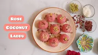Rose Coconut Laddu
