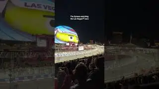 The Sphere watching the Las Vegas F1 race