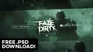 FaZe Dirty MWR Themed Header (+FREE PSD)