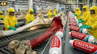 Inside the Toothpaste Factory | From Animal Bones to Finished Toothpaste