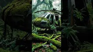 mysterious jungle abandoned helicopter crash shocking discovery😱 #shorts #trending #viral