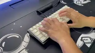 THOCKY Typing Test (ai03 Vega w/Gateron Ink Blacks Sound Test + Tape Mod)