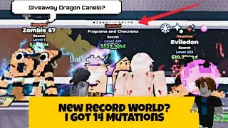 Wow OG New Record World? Get 14 Mutations in Don't wake the spooky Brainrot 