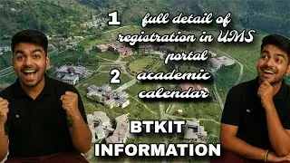 Finally UMS portal registration ki date aagyi👍full detail vlog #btkit hostel allot date bhi aa gyi🍻