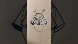 The correct way to draw a skirt for beginners 😌✅👗 #anime #animeart #drawing #otaku #tutorial #skirt