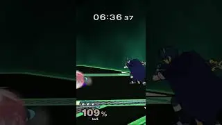 beating marth with his own move as Kirby