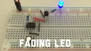 Fading/Pulsing LED circuit (555 timer)