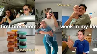 MOM WEEK IN THE LIFE 💁‍♀️ making baby food, very honest oura ring review, doctor appointment!