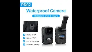 Ynmee PD02 Body Camera 1080P Screen Waterproof Operation Guide