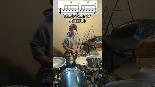 the power of accents #drums