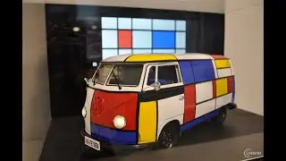 1/12 Sunstar, VW T1 Samba bus Mondrian Ver. Repaint& LED tuning by MbW 이상원