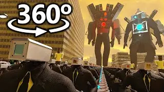Skibidi Toilet MARCHING in 360&deg; | VR / 4K