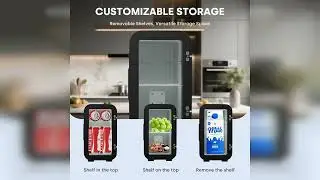 Review: Enventor Mini Refrigerator, 6L/ 8 Can Compact Skincare Fridge AC+DC Power Cooler & War...