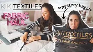 Unboxing MYSTERY FABRIC BAGS From Kiki Textiles! 🤩