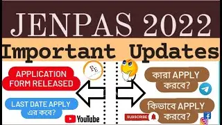 JENPAS 2022 APPLICATION FORM || DETAIL EXPLAINATION