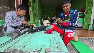 DEWA TRAIL SARAPAN PECEL DI LANGGANAN LEK DAMIS FAMILY ! - BU MARTONO DADI SAKSI ! 🤤🔥