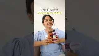 Complete *BODYCARE* routine under ₹1000/- 🧴💸 #ashortaday #shorts