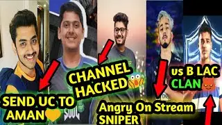 Alpha Clasher Channel Hacked | Mortal Gives UC to Aman | Scout Angry On Stream sniper |