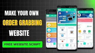 Make Your Own Task Order Grabbing Website With Admin Panel || Order Grabbing Website Source Code