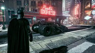 Batman Arkham Knight - Free Roam Combat - PC Gameplay (The Dark Knight Style)