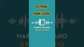 My new Drum Studio. Recording and lessons live in Genova, IT and online! #drumstudio #drumlessons