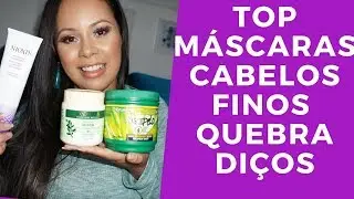 MELHORES MÁSCARAS CABELO FINO!