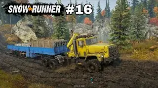 Snowrunner gameplay  #16 Island Lake map