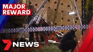 Major reward on offer in the hunt for sewage tank killer | 7NEWS