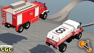 BeamNG drive Death Falls ETK 6000 crash testing #5