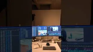 The art of editing. Where the magic happens. #editingsetup #editing #adobe #tech #gear #filmmaking