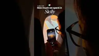 money we spent in Sicily 🇮🇹 #italytravel #sicily #sicilia #sicilyitaly #sicilytravel #italyvlog
