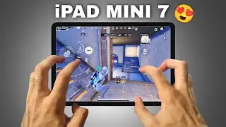 iPAD MINI 7 PUBG/BGMI TEST🔥A17 Pro Bionic chip😍 || FULL GYRO + 6 FINGER GAMEPLAY