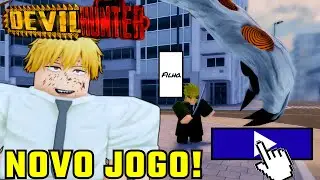 PEGUEI MEU PRIMEIRO CONTRATO NO NOVO JOGO DE CHAINSAW MAN NO ROBLOX! (DEVIL HUNTER)
