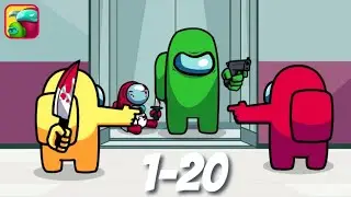 Impostor Z Gameplay Walkthrough Level 1-20 iOS Android Noob vs Hack Tutorial Among Us