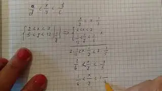 İkiqat bərabərsizliklər sisteminin izahı və bəzi misalların həlli