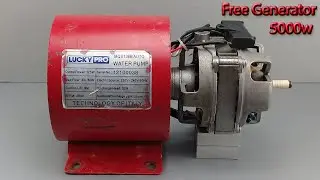 Get 5000w Free Energy with Water Pump Motor and Fan Motor